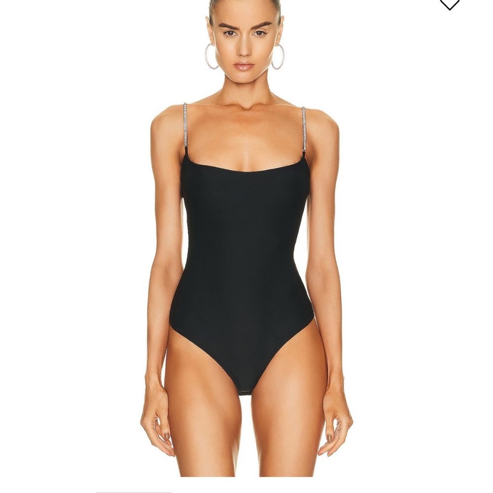 ALIX NYC Black womens Bodysuit